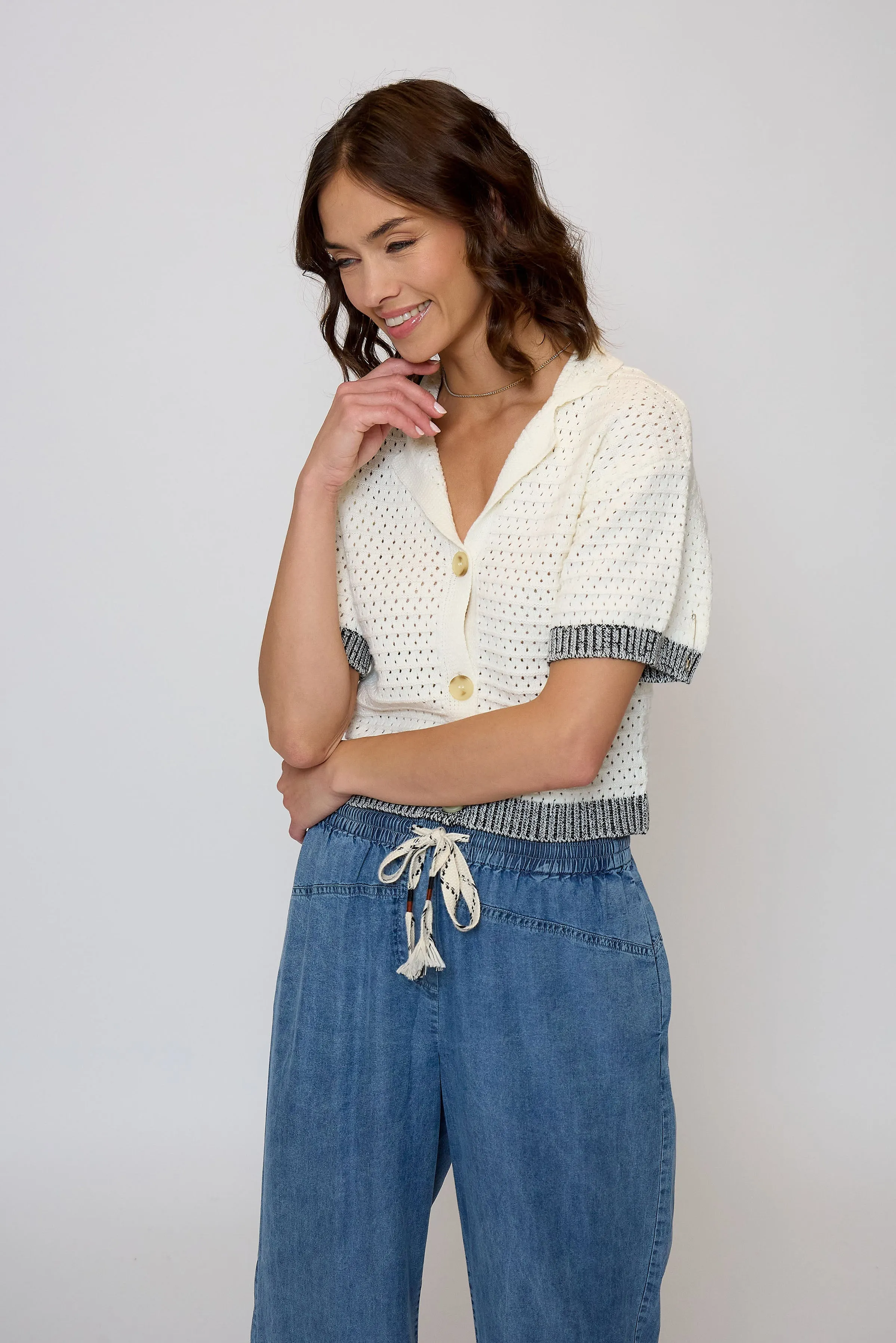 Junie Openstitch Polo sold by Central Park West product image thumbnail 5