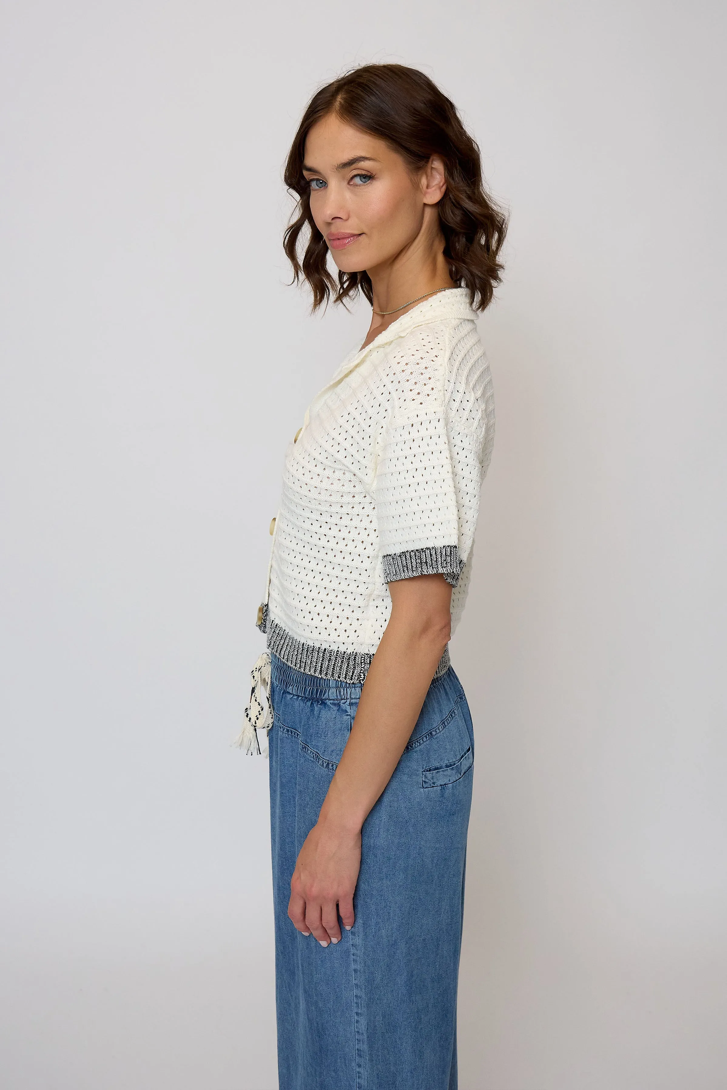 Junie Openstitch Polo sold by Central Park West product image thumbnail 2