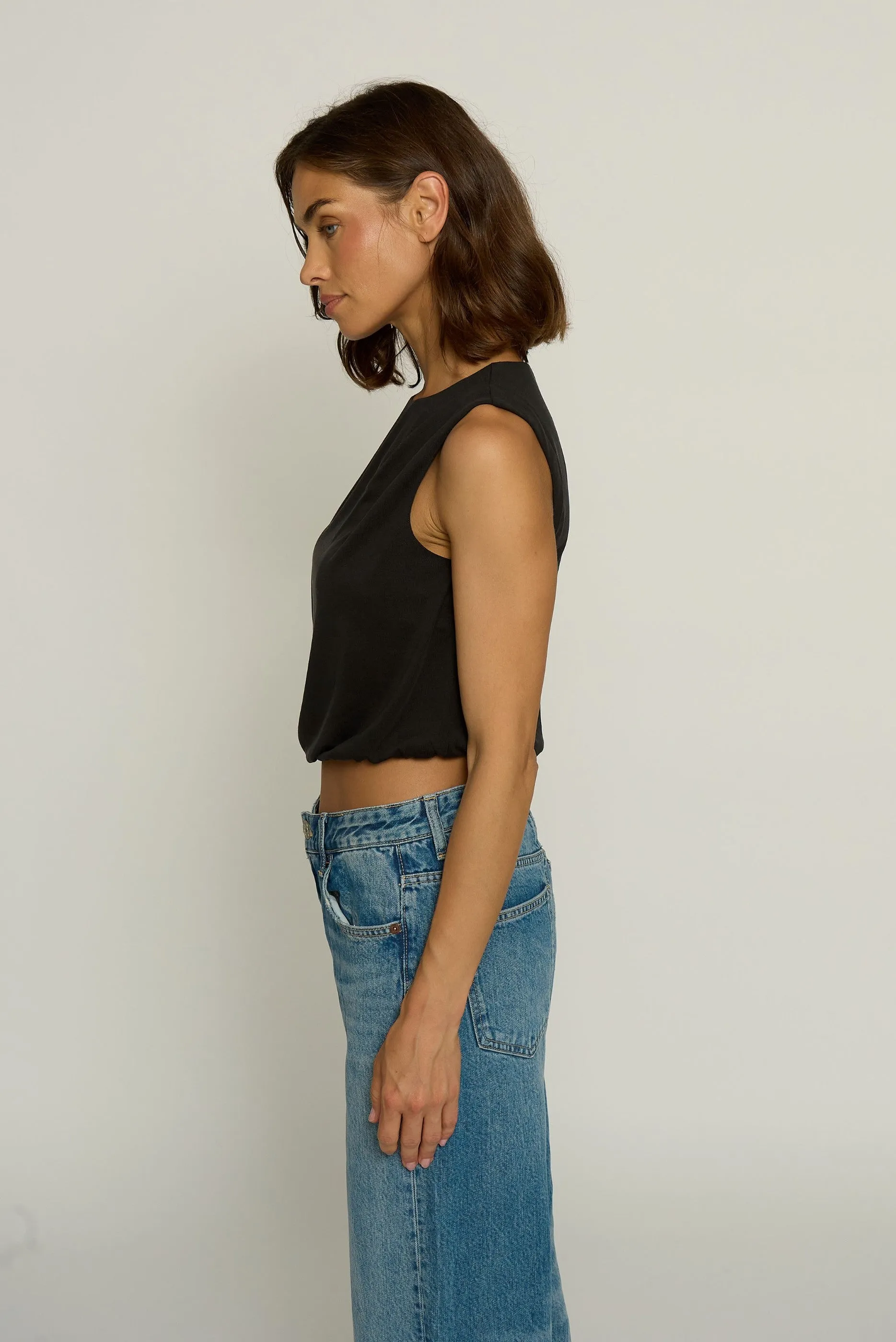 Cupro Pleated Tank sold by Central Park West product image thumbnail 2