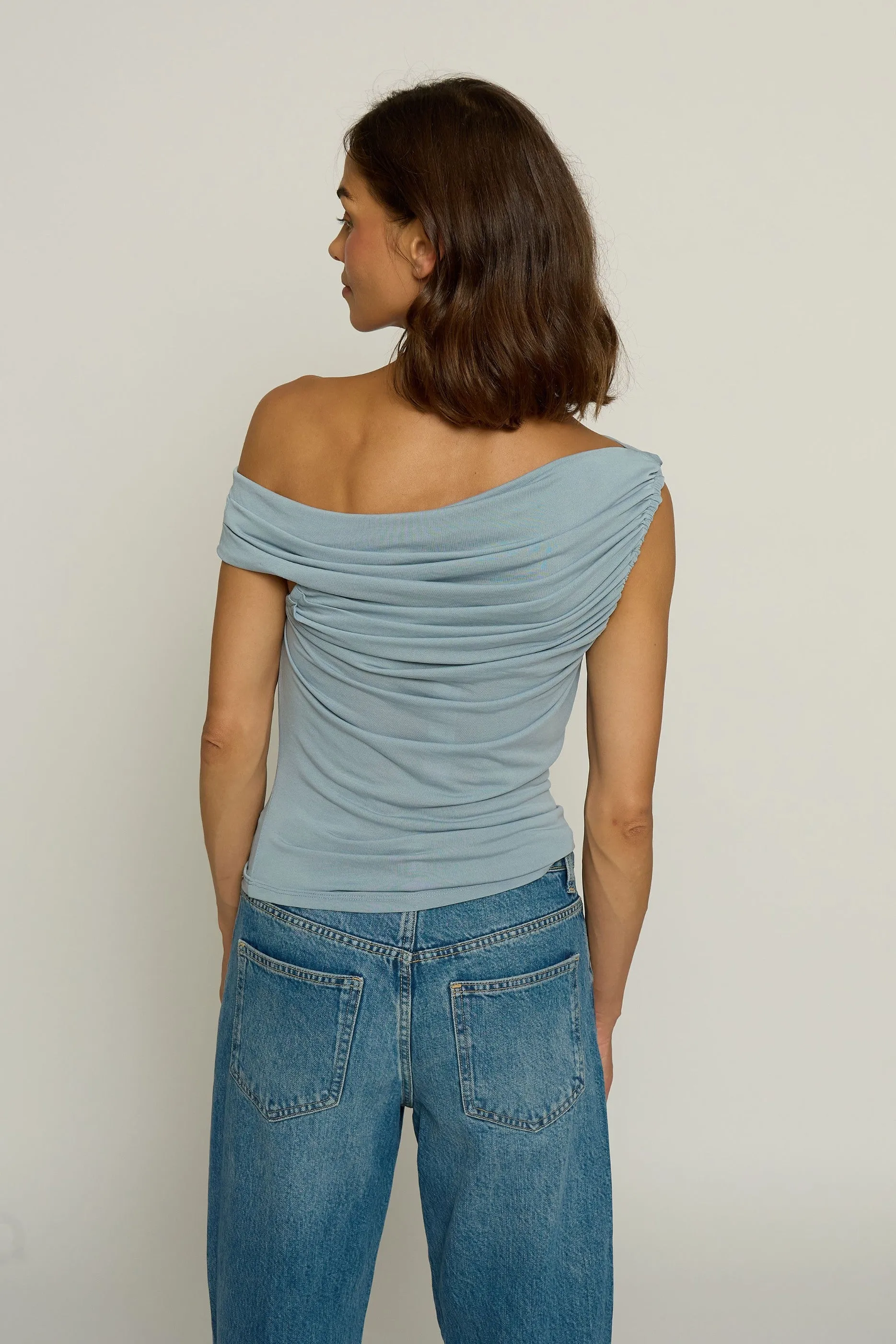 Off Shoulder Top sold by Central Park West product image thumbnail 3