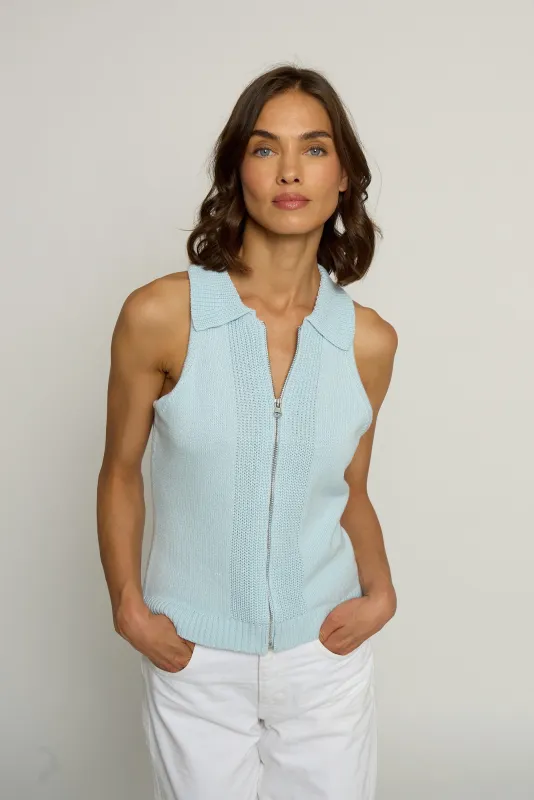 Zipup Polo sold by Central Park West