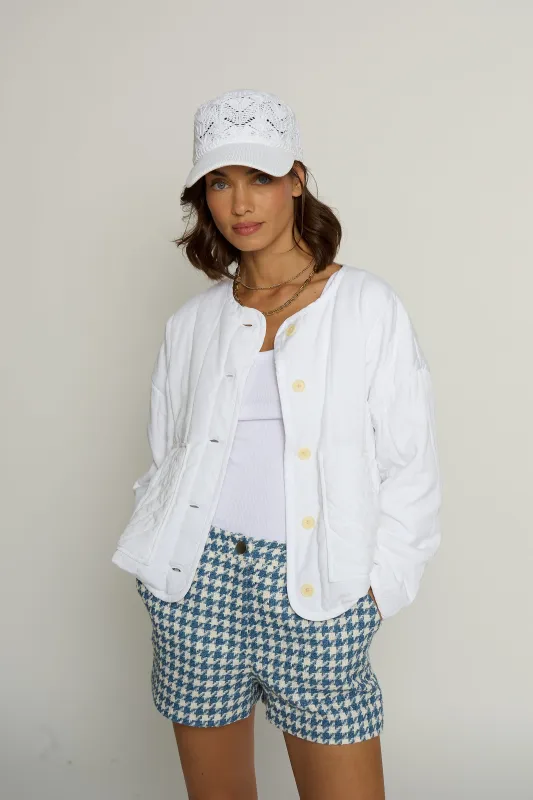 Quilted Tencel Jacket sold by Central Park West