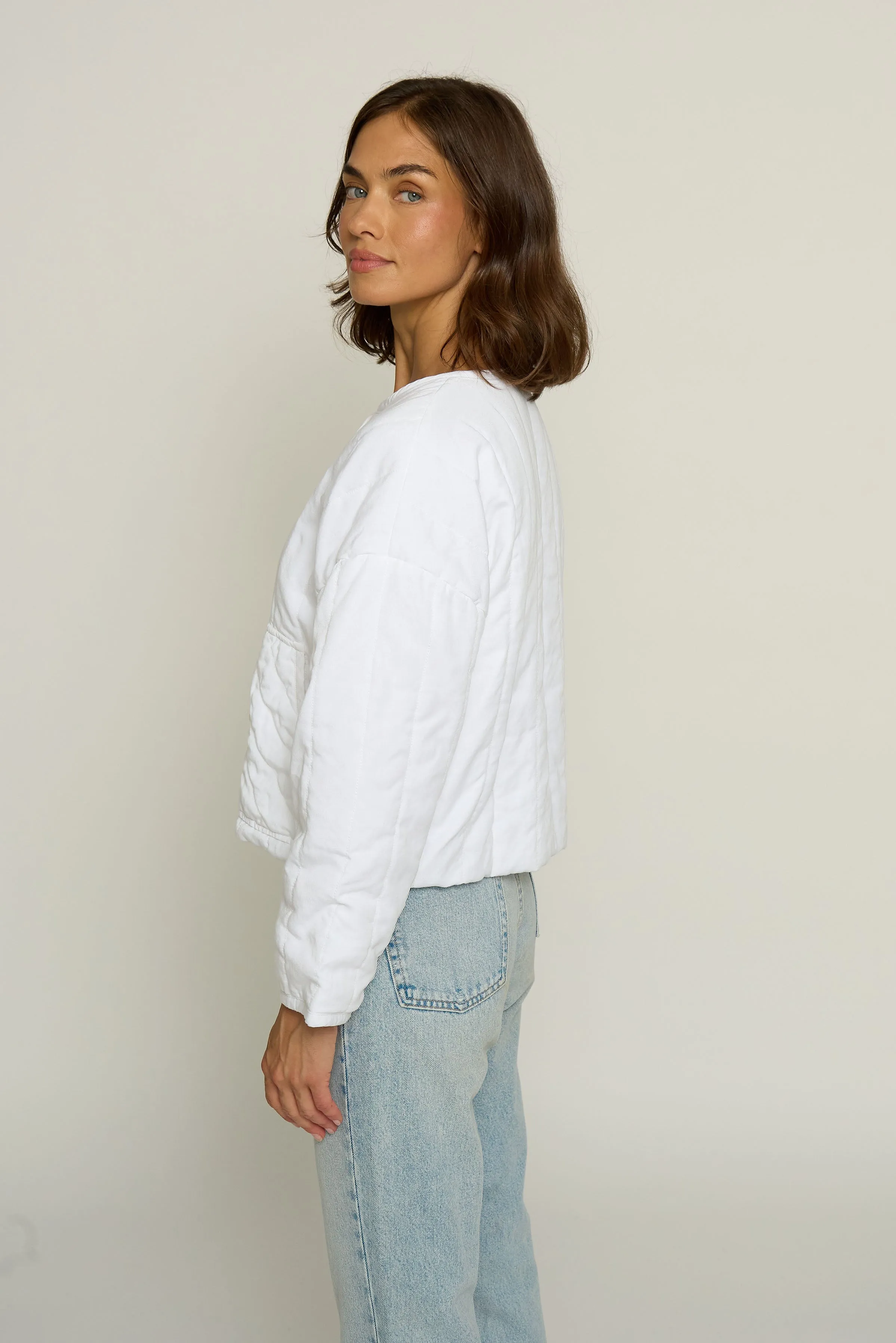 Quilted Tencel Jacket sold by Central Park West product image thumbnail 2