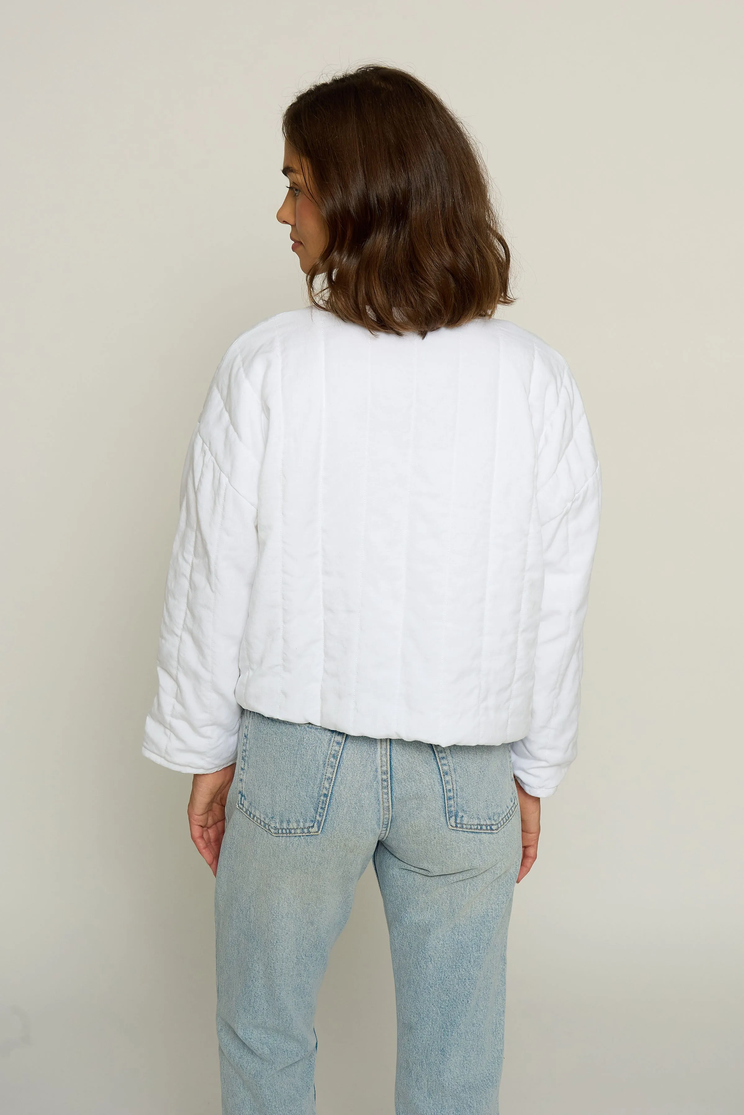 Quilted Tencel Jacket sold by Central Park West product image thumbnail 3