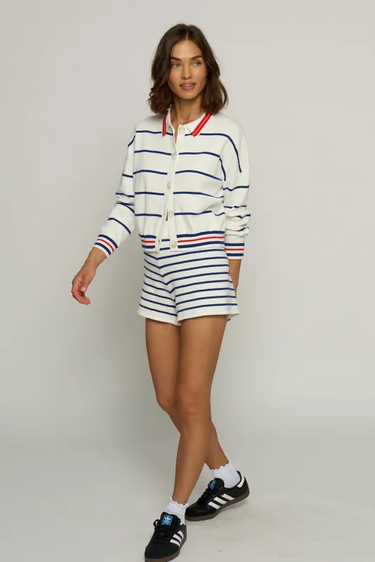 Nautical Stripe Polo sold by Central Park West