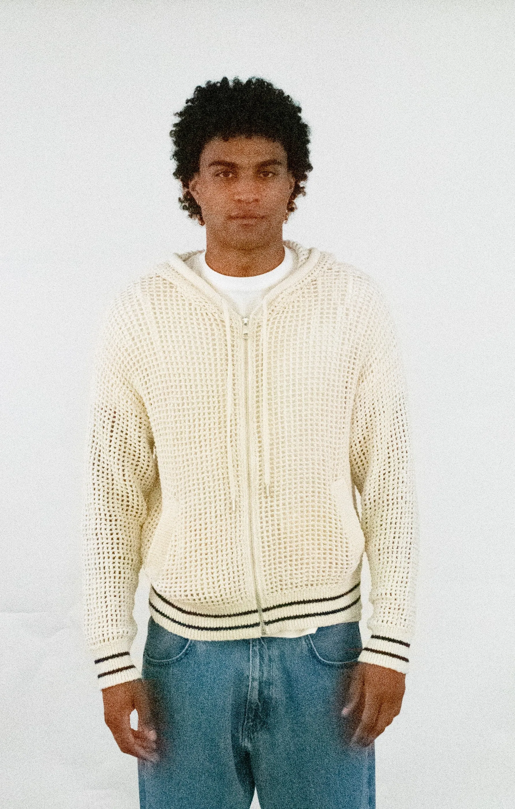 Waffle Stitch Hoodie sold by Central Park West product image thumbnail 5