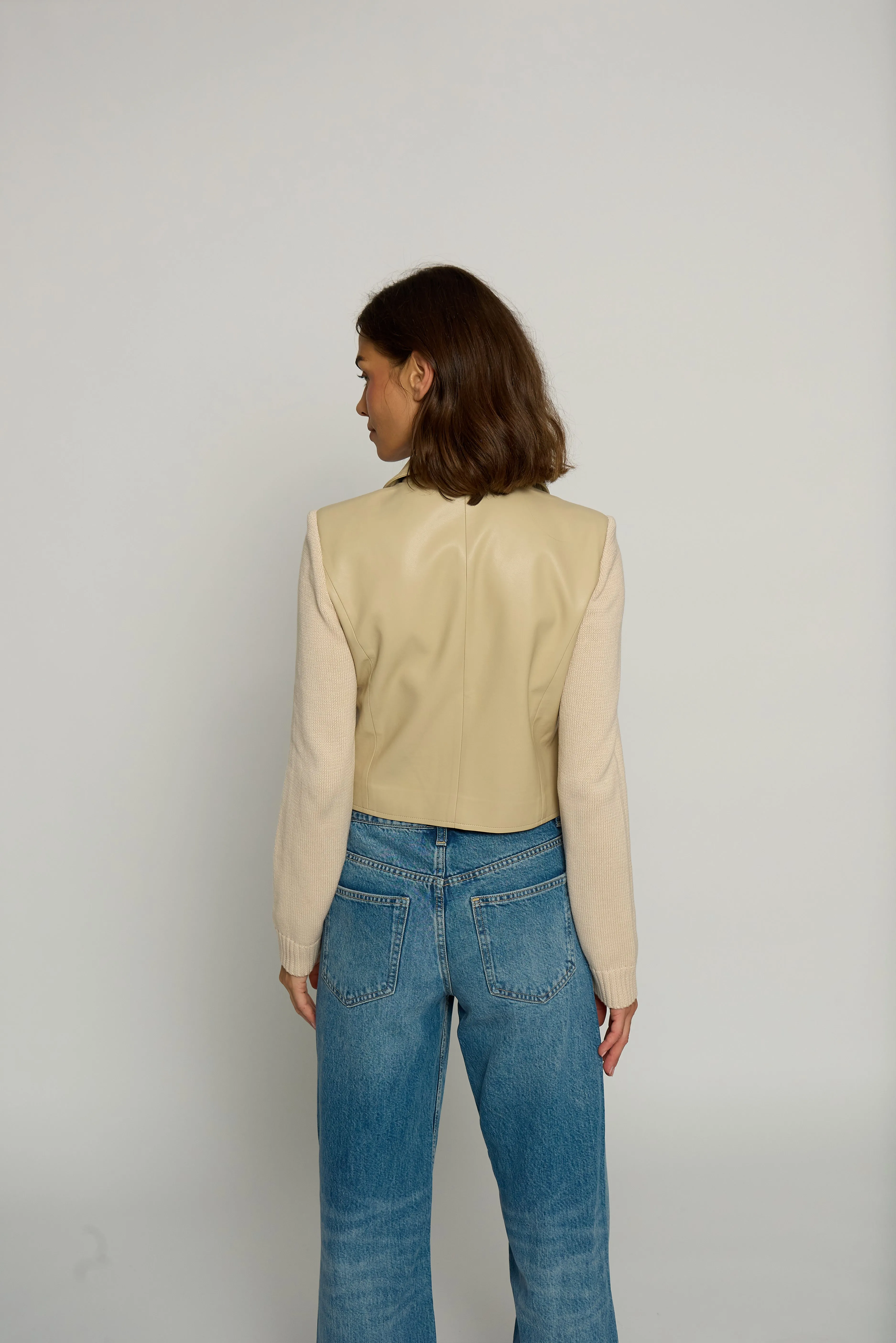 Vegan X Sweater Bomber sold by Central Park West product image thumbnail 3