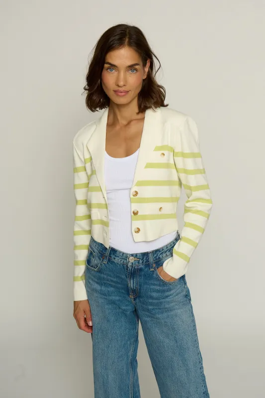 Stripe Knit Blazer sold by Central Park West
