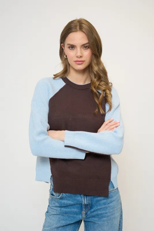 Parker Color Blocked Pullover sold by Central Park West