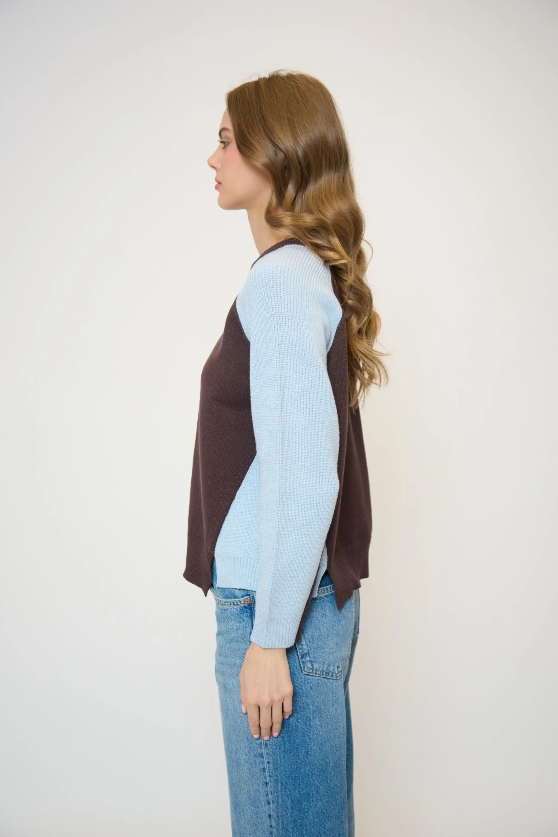 Parker Color Blocked Pullover sold by Central Park West product image thumbnail 2