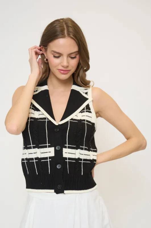 Eden Specialty Sitch Sleeveless Vest sold by Central Park West