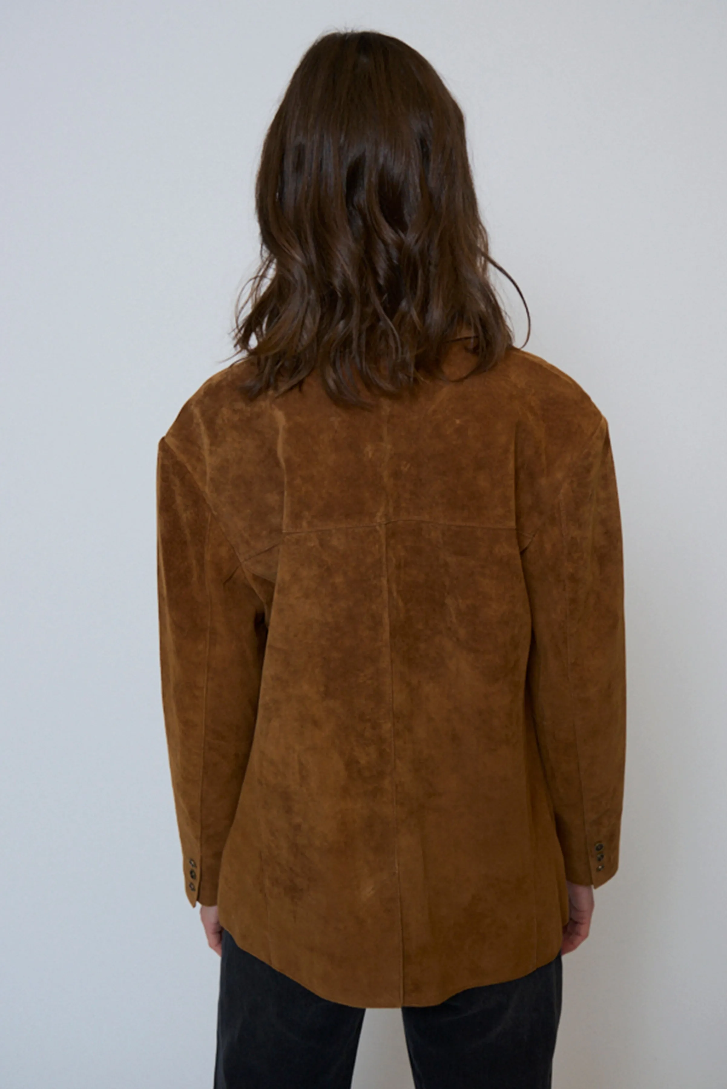 Atlas Genuine Suede Blazer sold by Central Park West product image thumbnail 3