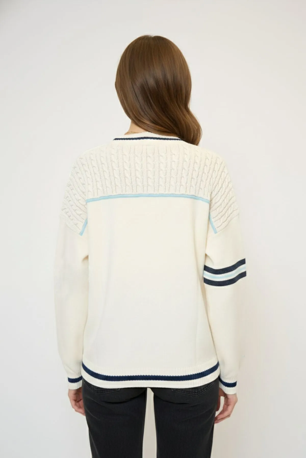 Heart Patchwork Cardi sold by Central Park West product image thumbnail 3