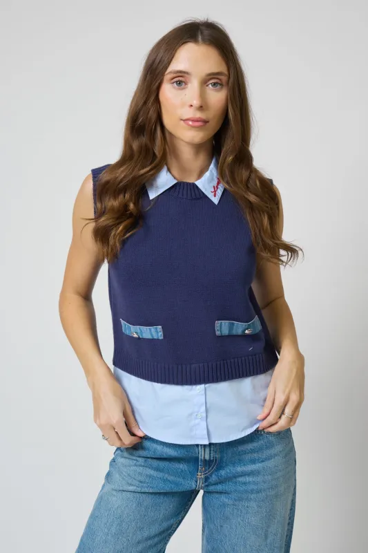 Kendall Sleeveless Twofer made by Central Park West