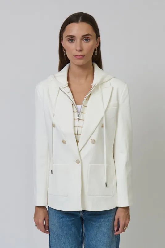 Nevada Stripe Sweater Dickey Jacket made by Central Park West