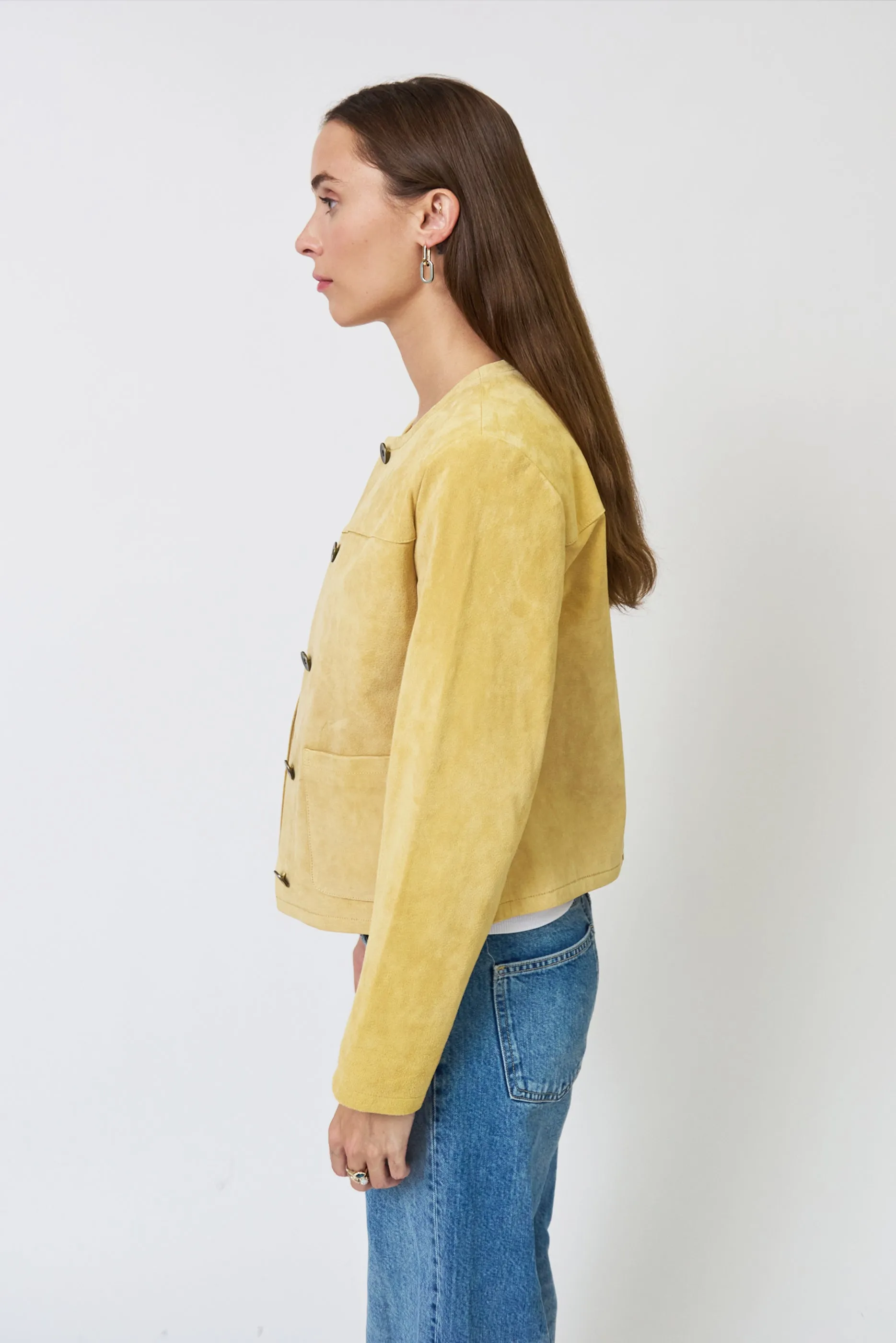 Ophelia Suede Lady Jacket sold by Central Park West product image thumbnail 3