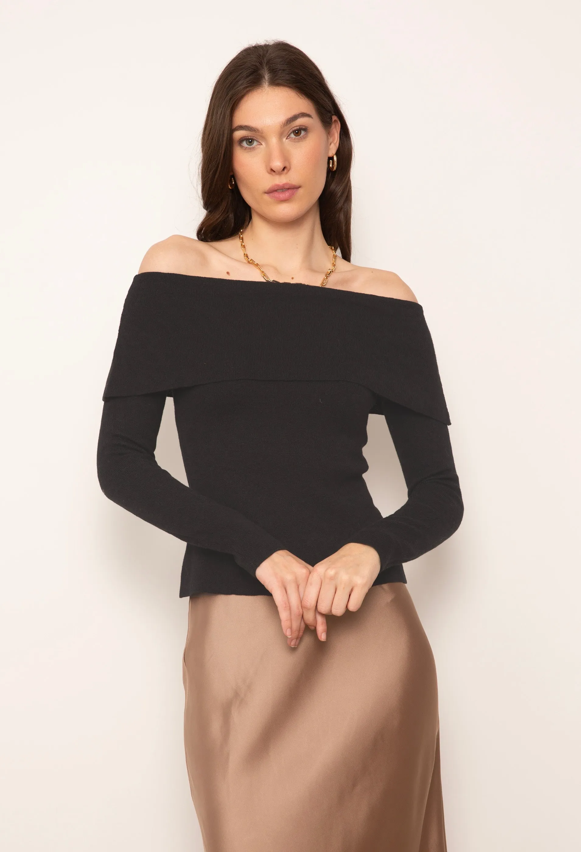 Nova Off The Shoulder Top sold by Central Park West