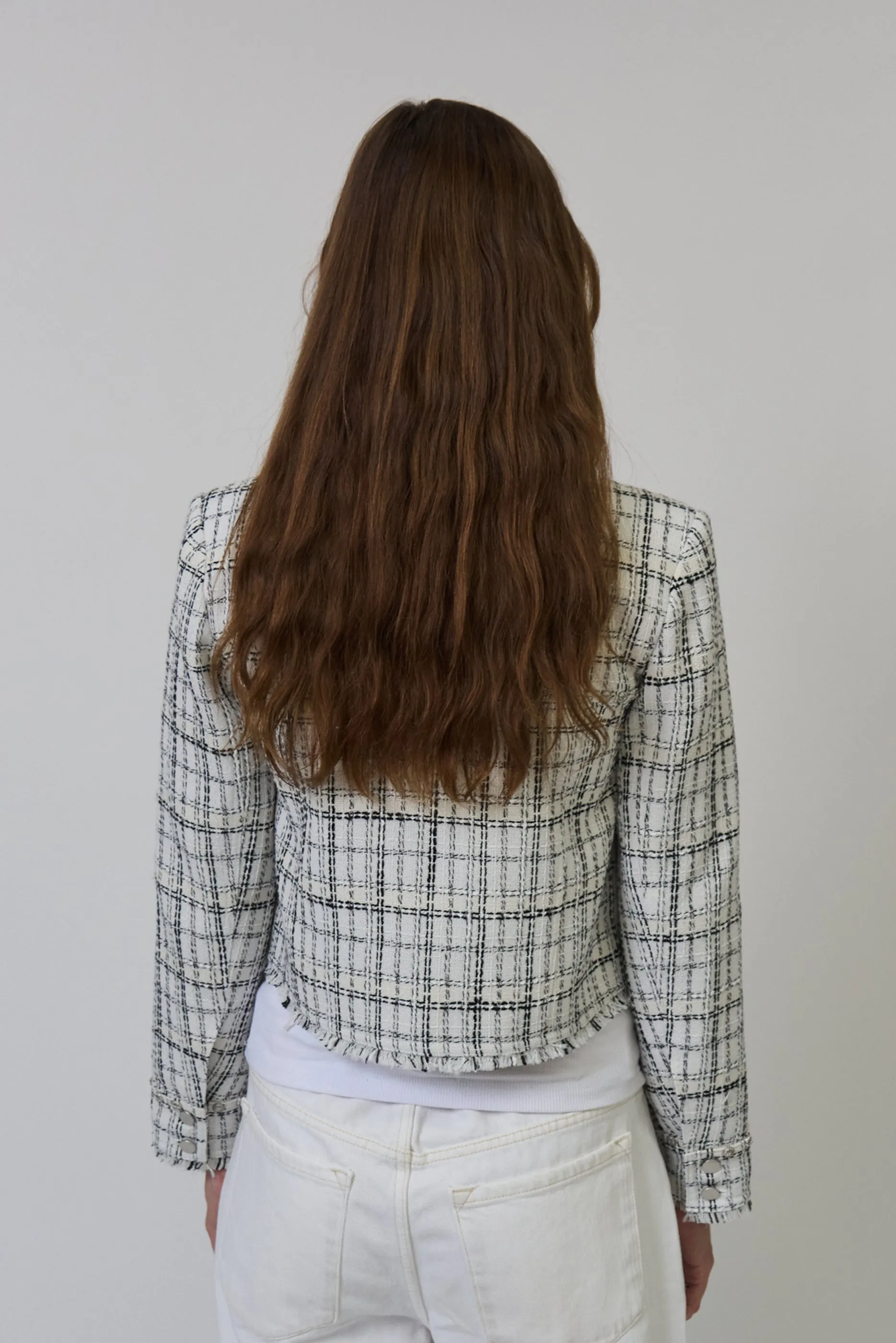 Logan Studded Tweed Jacket sold by Central Park West product image thumbnail 2