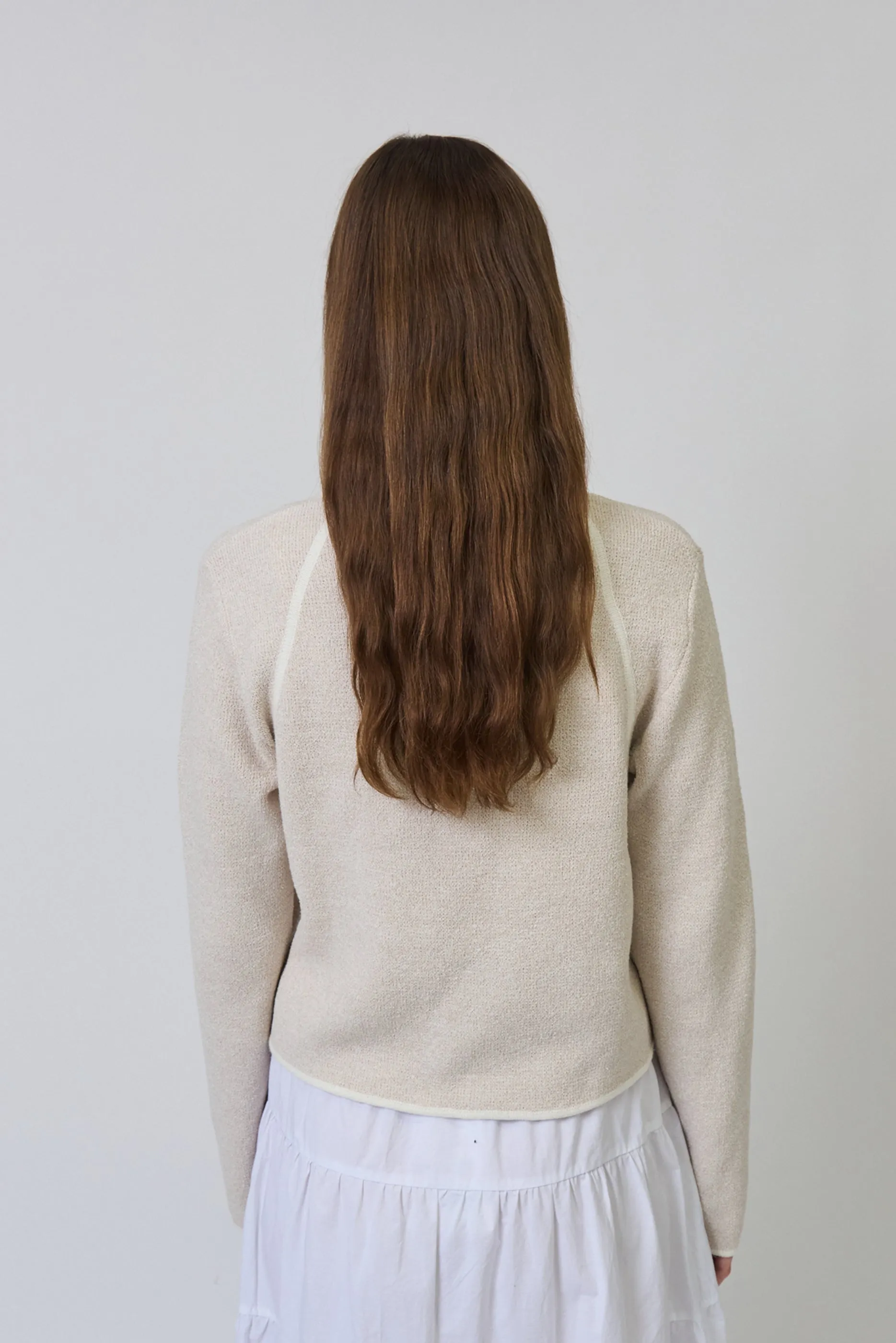 Celeste Tweed Yarn Zip Up sold by Central Park West product image thumbnail 3