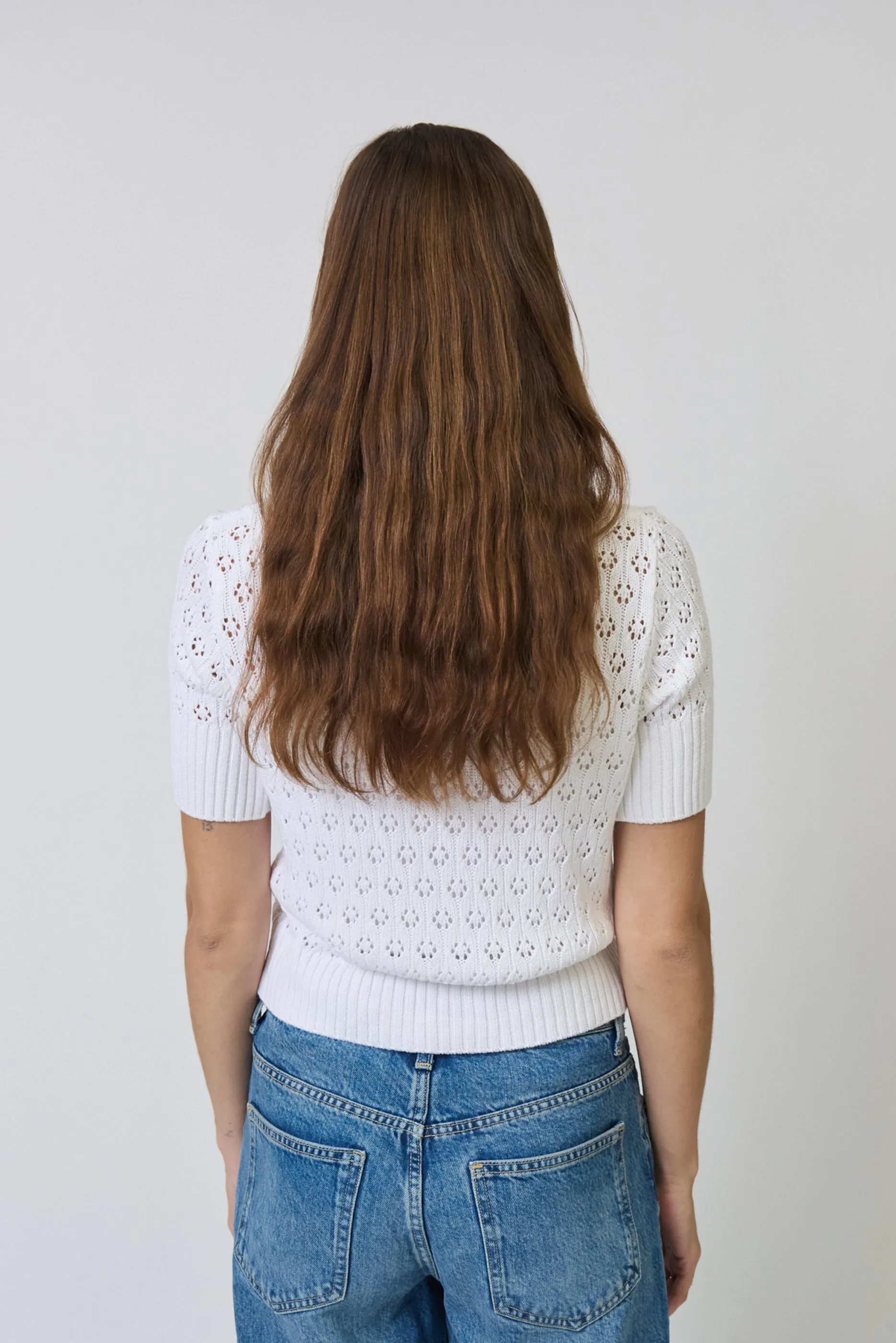 Charli Eyelet Stitch Top sold by Central Park West product image thumbnail 3