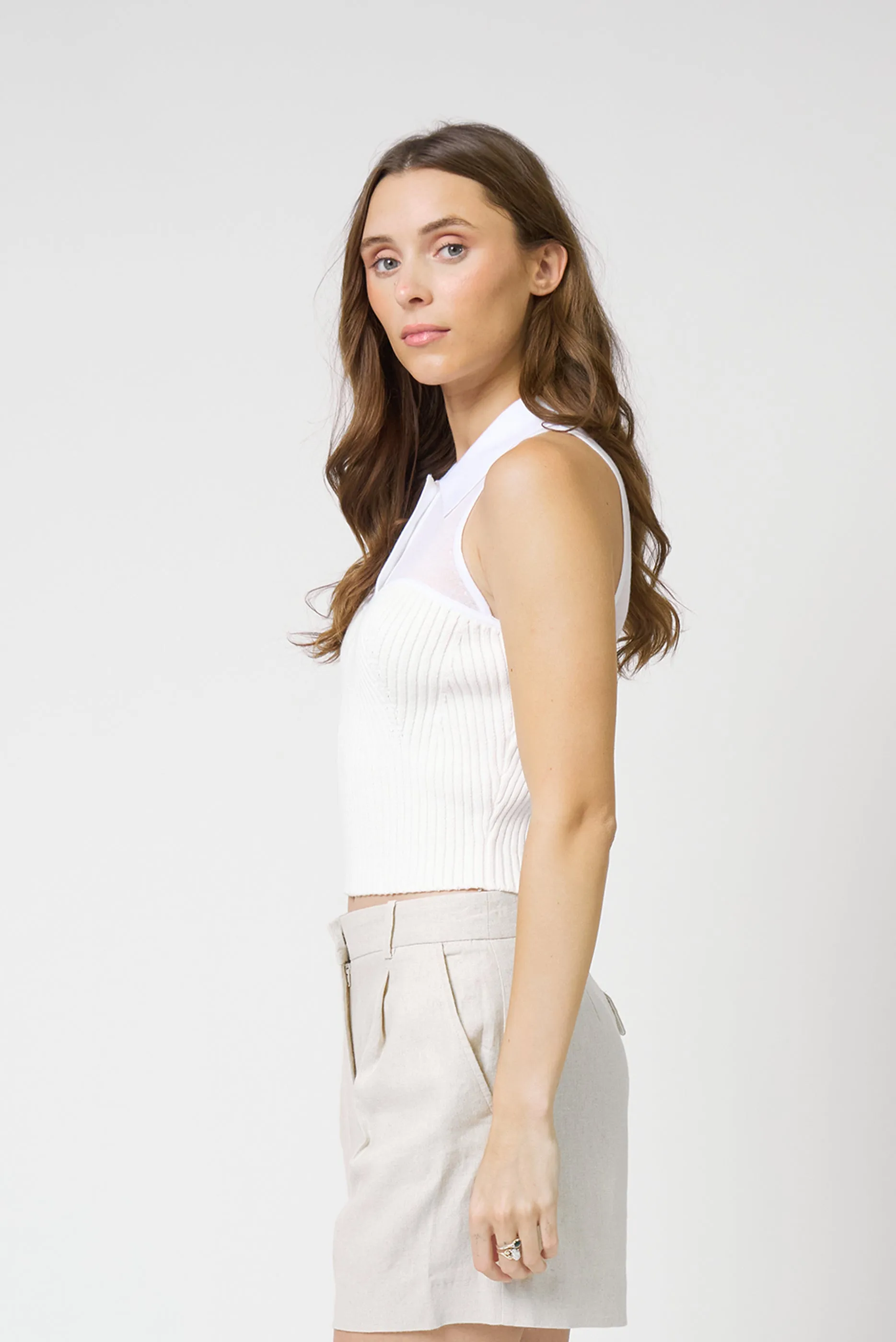 Brooklyn Sheer Polo Halter sold by Central Park West product image thumbnail 2