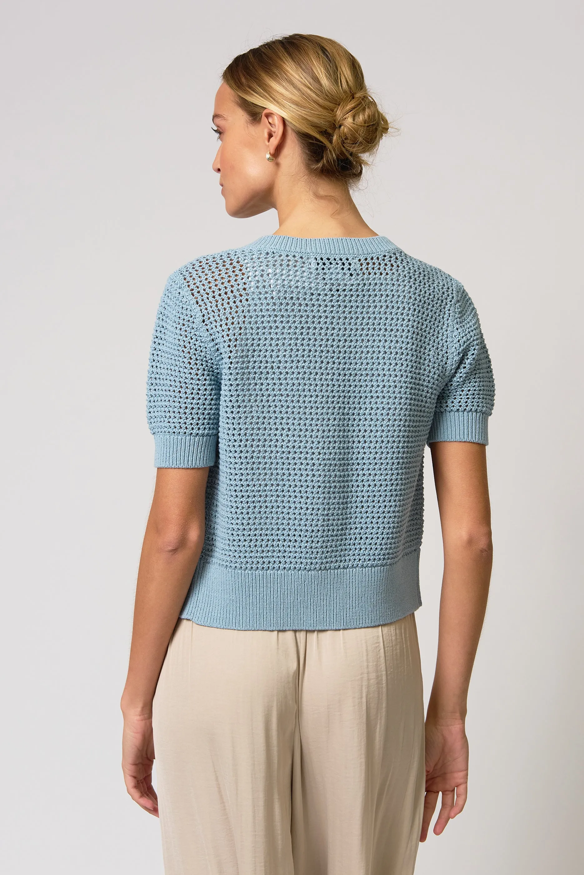 Iris Tape Yarn Cardi sold by Central Park West product image thumbnail 5
