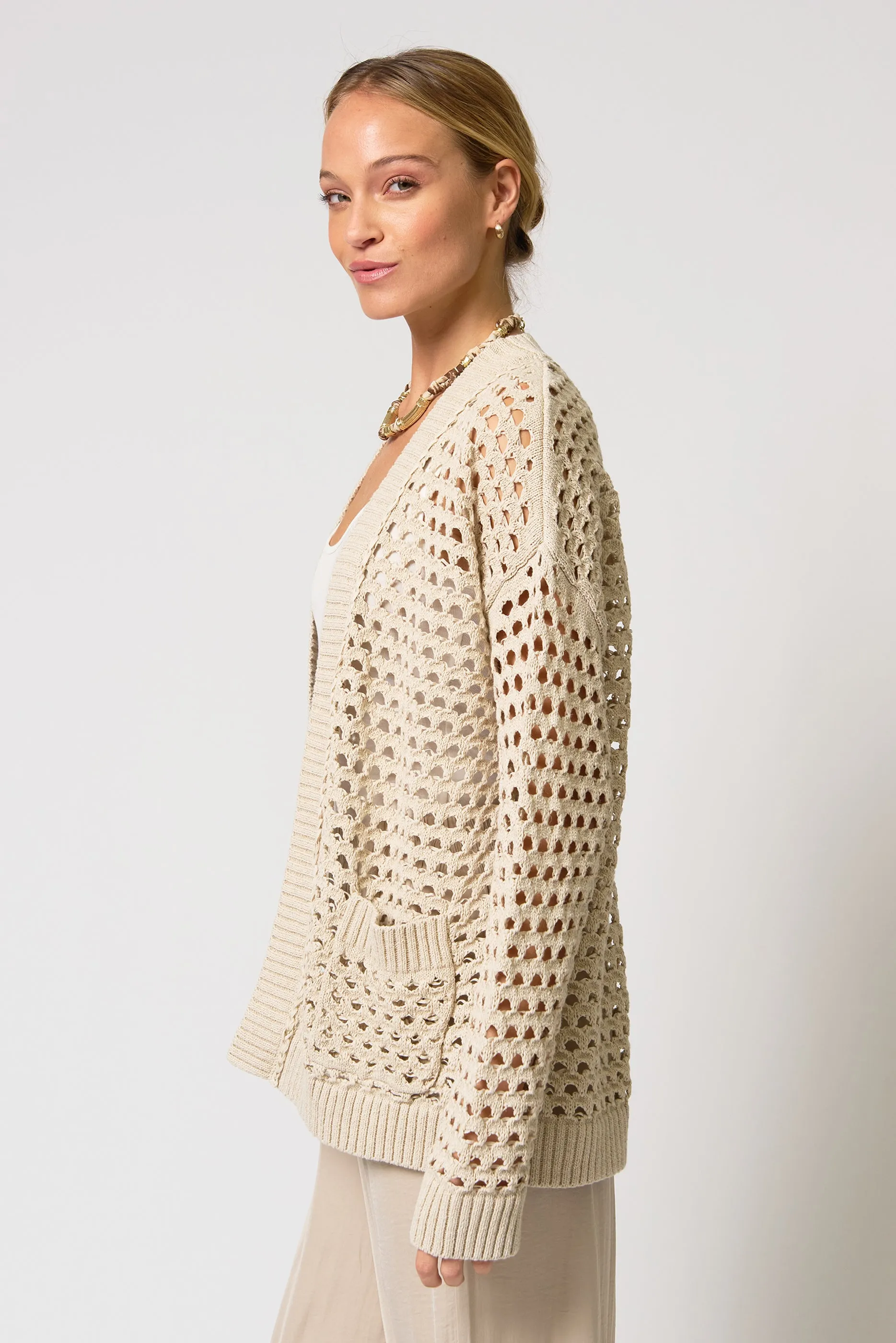 Iris Braided Trim Duster sold by Central Park West product image thumbnail 2