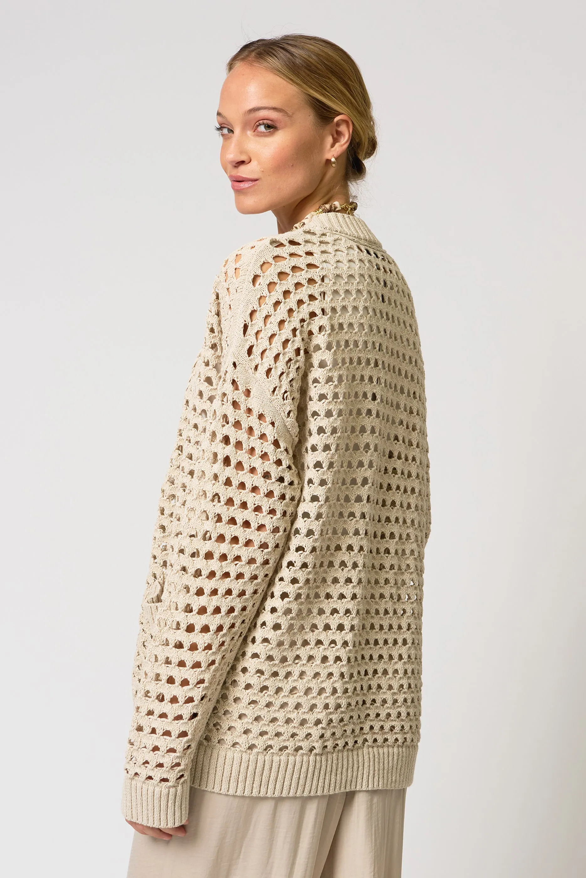 Iris Braided Trim Duster sold by Central Park West product image thumbnail 3