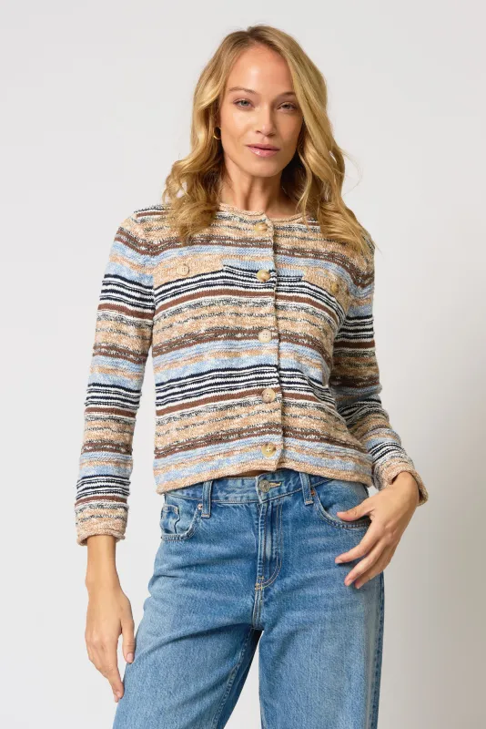 Marlon Textured Stitch Cardigan made by Central Park West