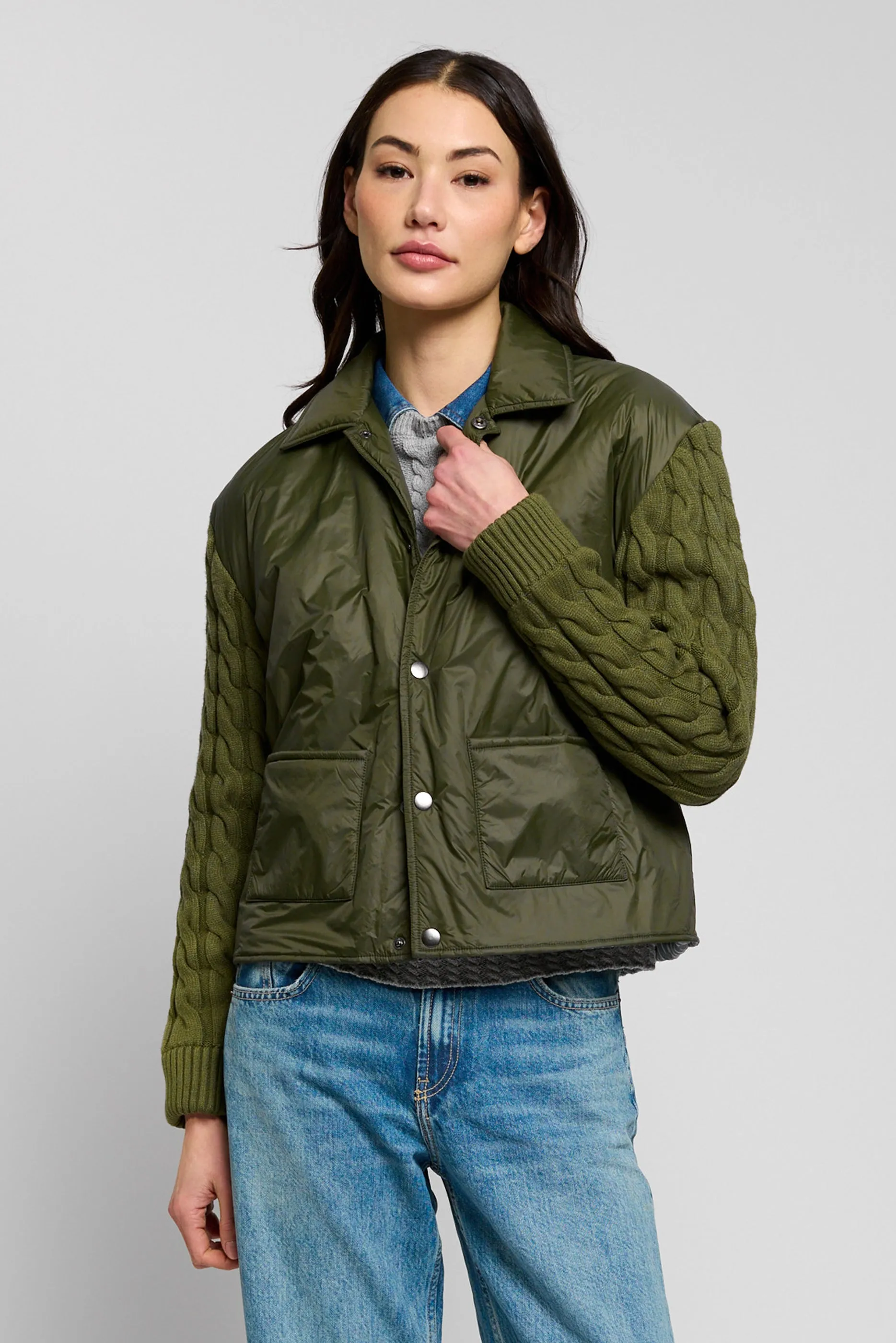 Hudson Nylon Sweater Jacket sold by Central Park West product image thumbnail 2
