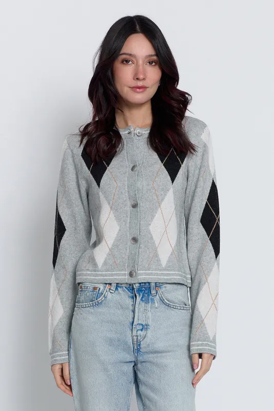 Astrid Argyle Cardigan made by Central Park West