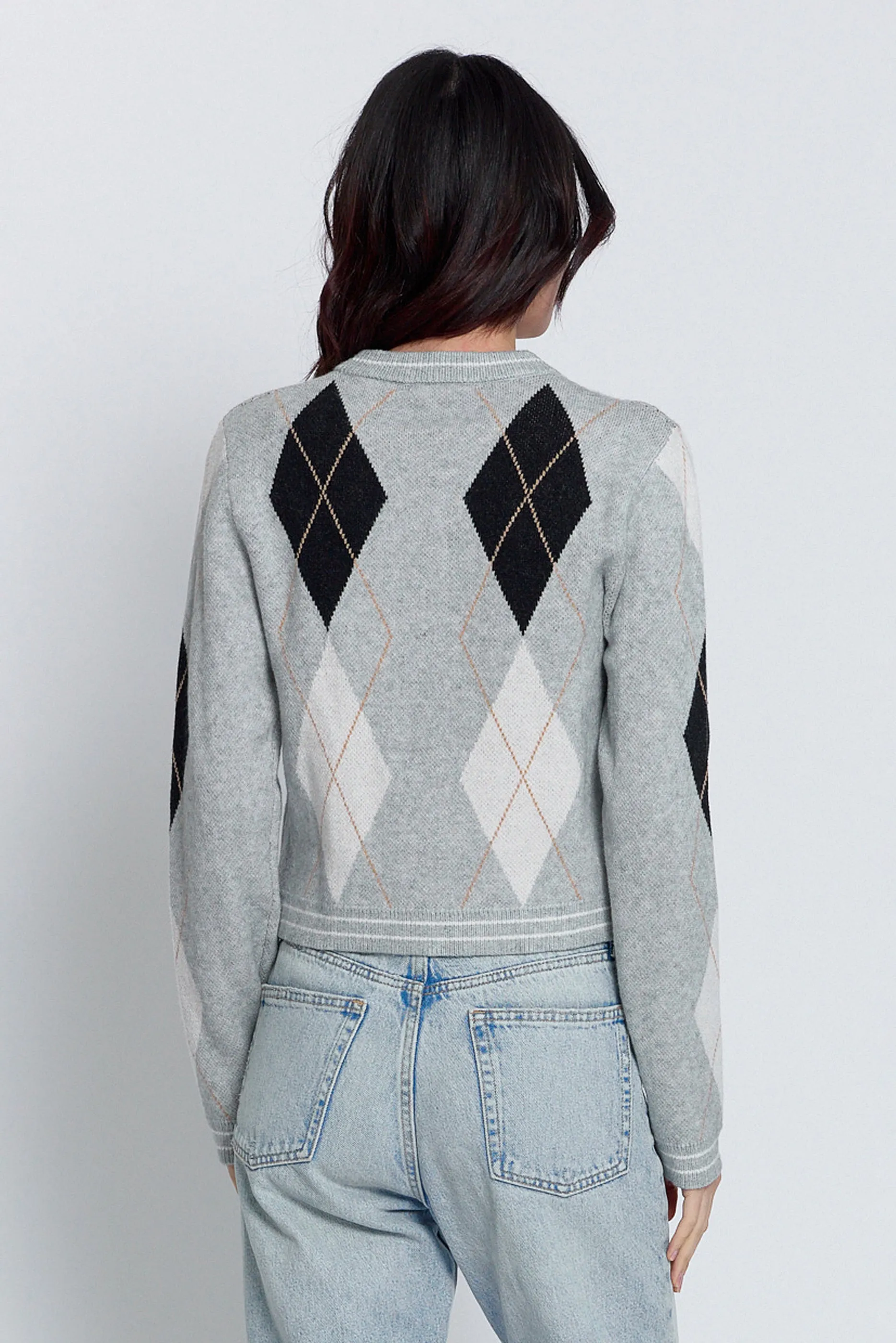 Astrid Argyle Cardigan sold by Central Park West product image thumbnail 2