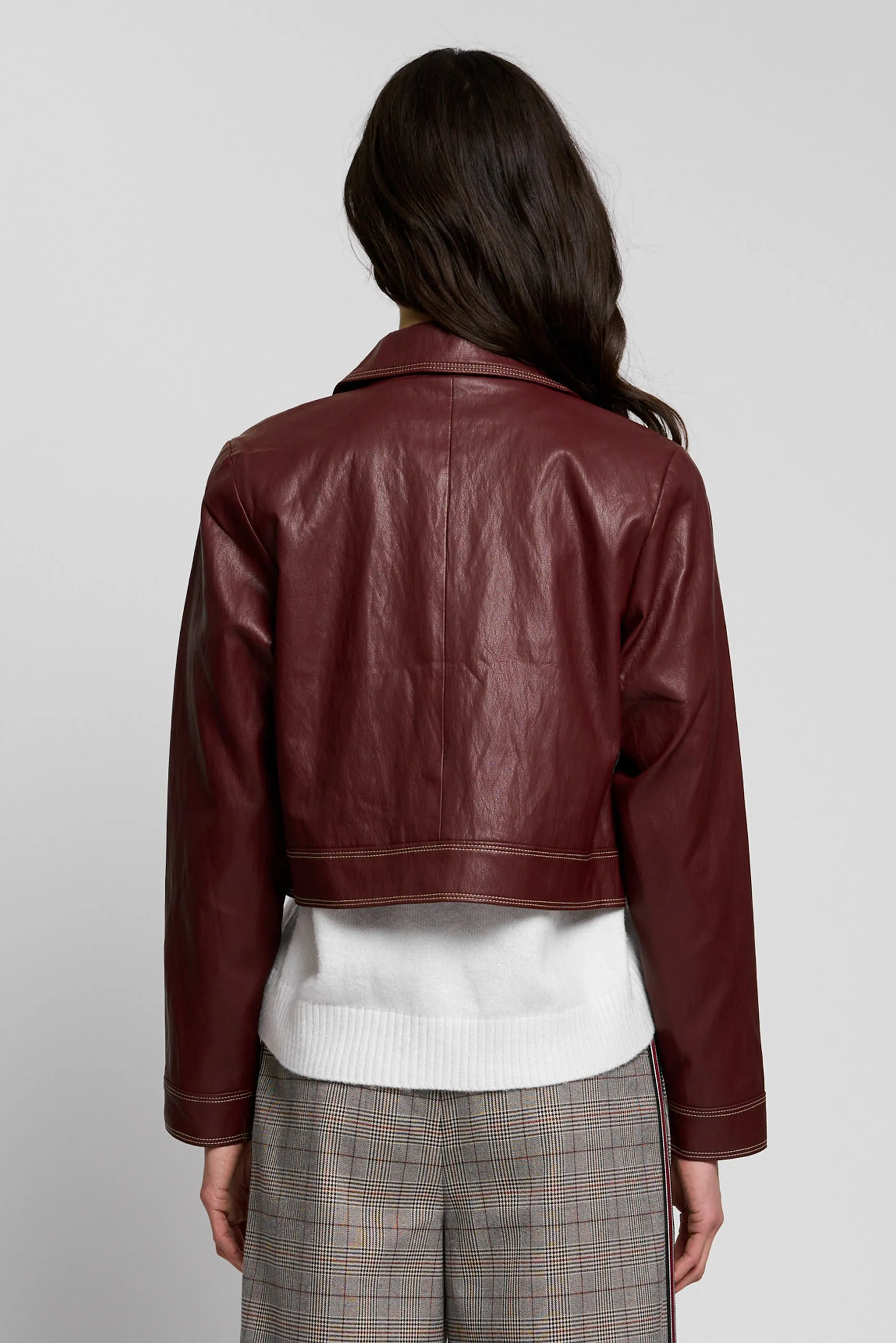 Hazel Topstitched Jacket sold by Central Park West product image thumbnail 3