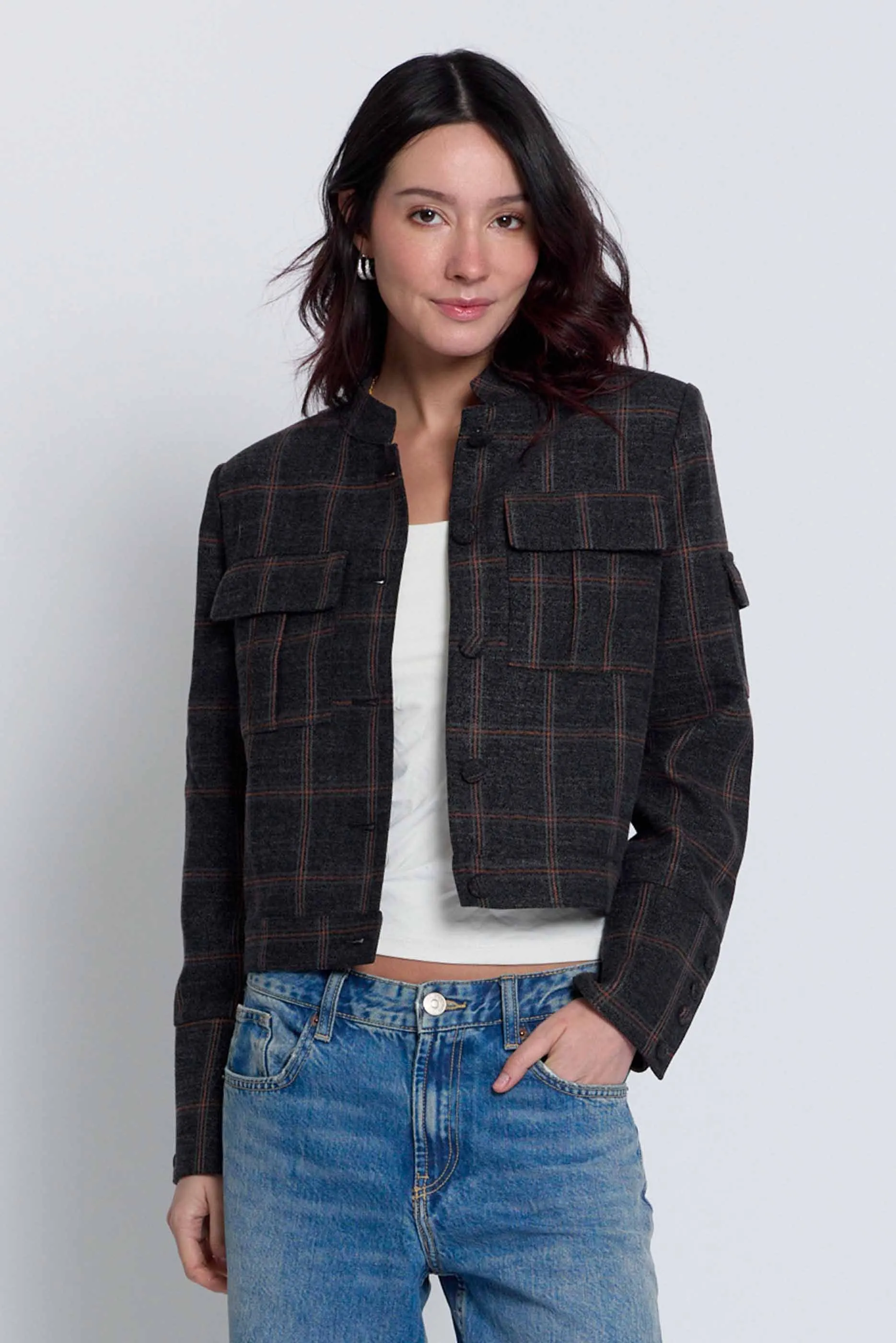 Lyla Military Jacket sold by Central Park West product image thumbnail 2