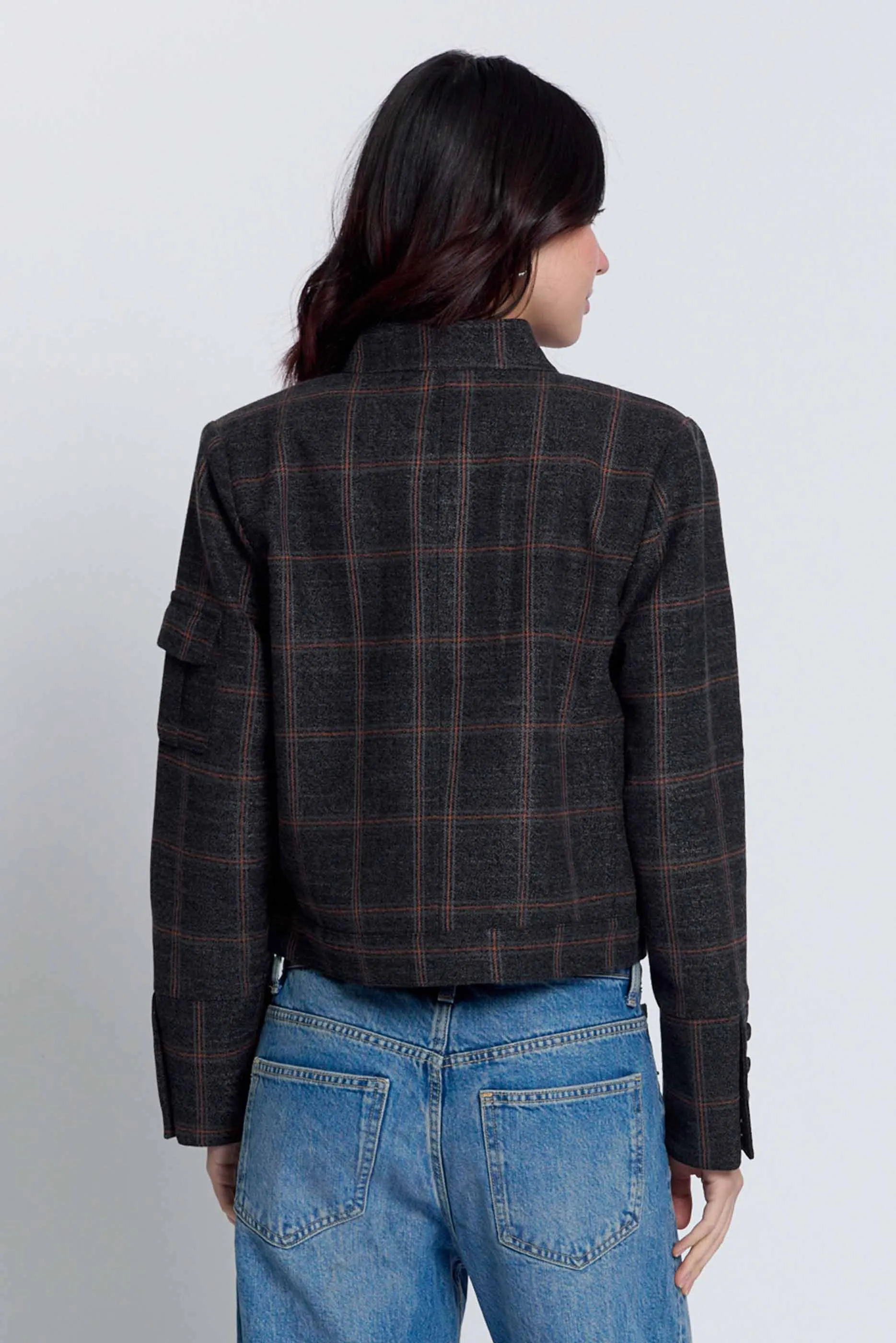 Lyla Military Jacket sold by Central Park West product image thumbnail 3
