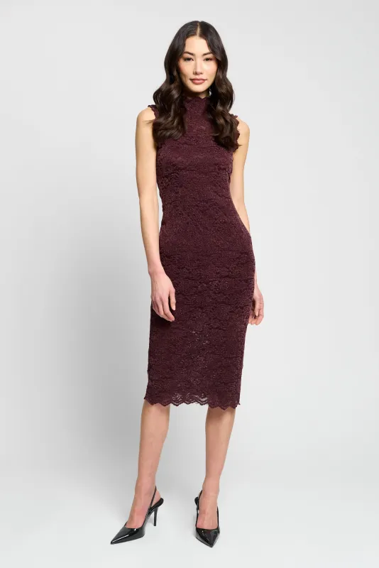 Tessa Sleeveless Stretch Lace Dress made by Central Park West