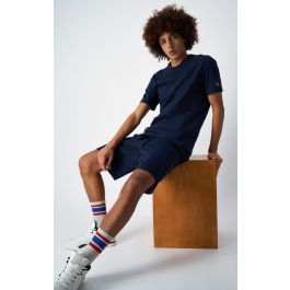 Dark Blue Tonal C Logo Fleece Shorts sold by Champion