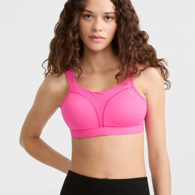 Spot Comfort High-Impact Sports Bra, C Logo sold by Champion