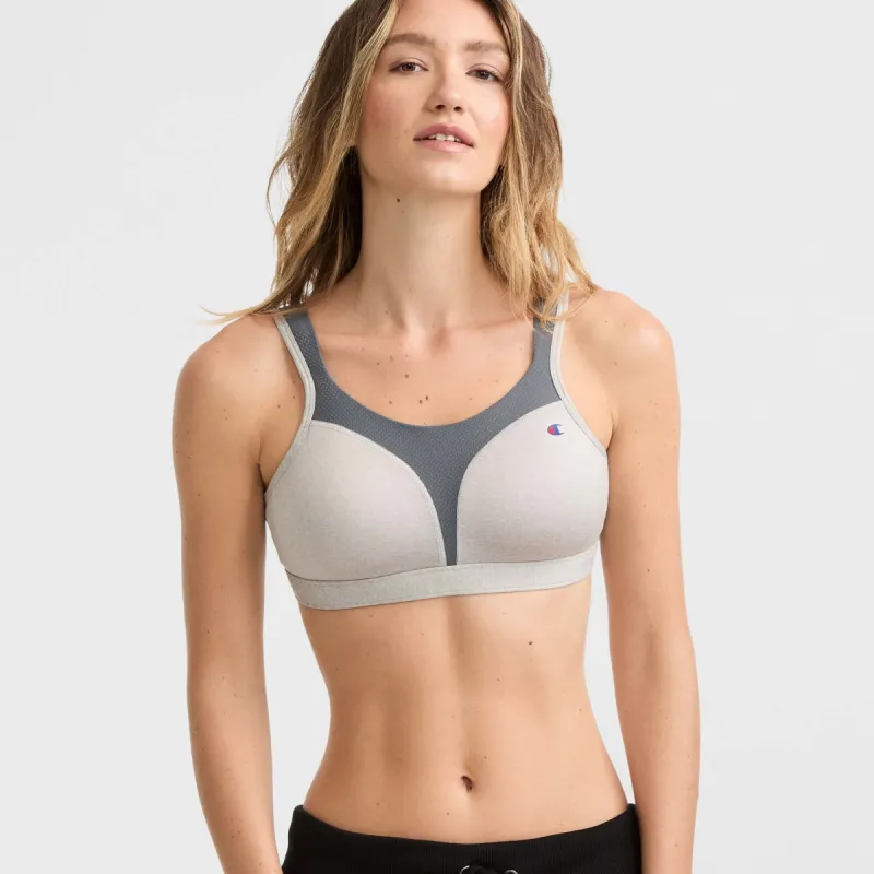 Spot Comfort High-Impact Sports Bra, C Logo sold by Champion