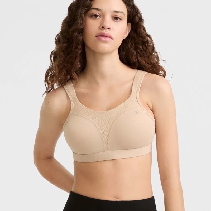 Spot Comfort High-Impact Sports Bra, C Logo sold by Champion