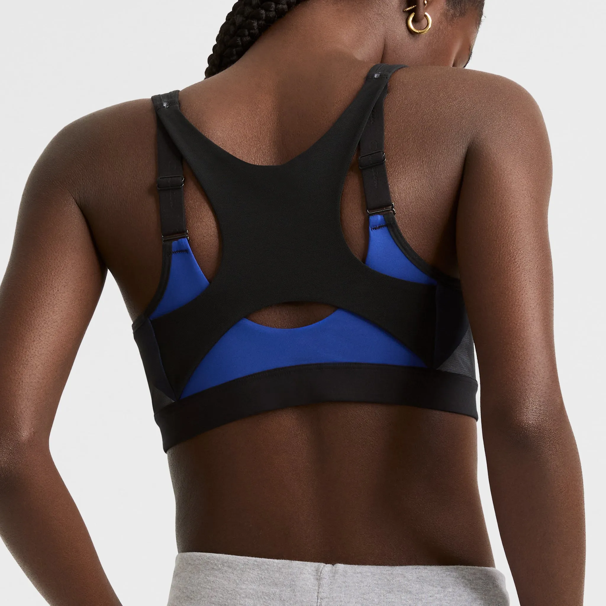 Motion Control Zip Sports Bra, Wirefree, Script Logo sold by Champion product image thumbnail 2