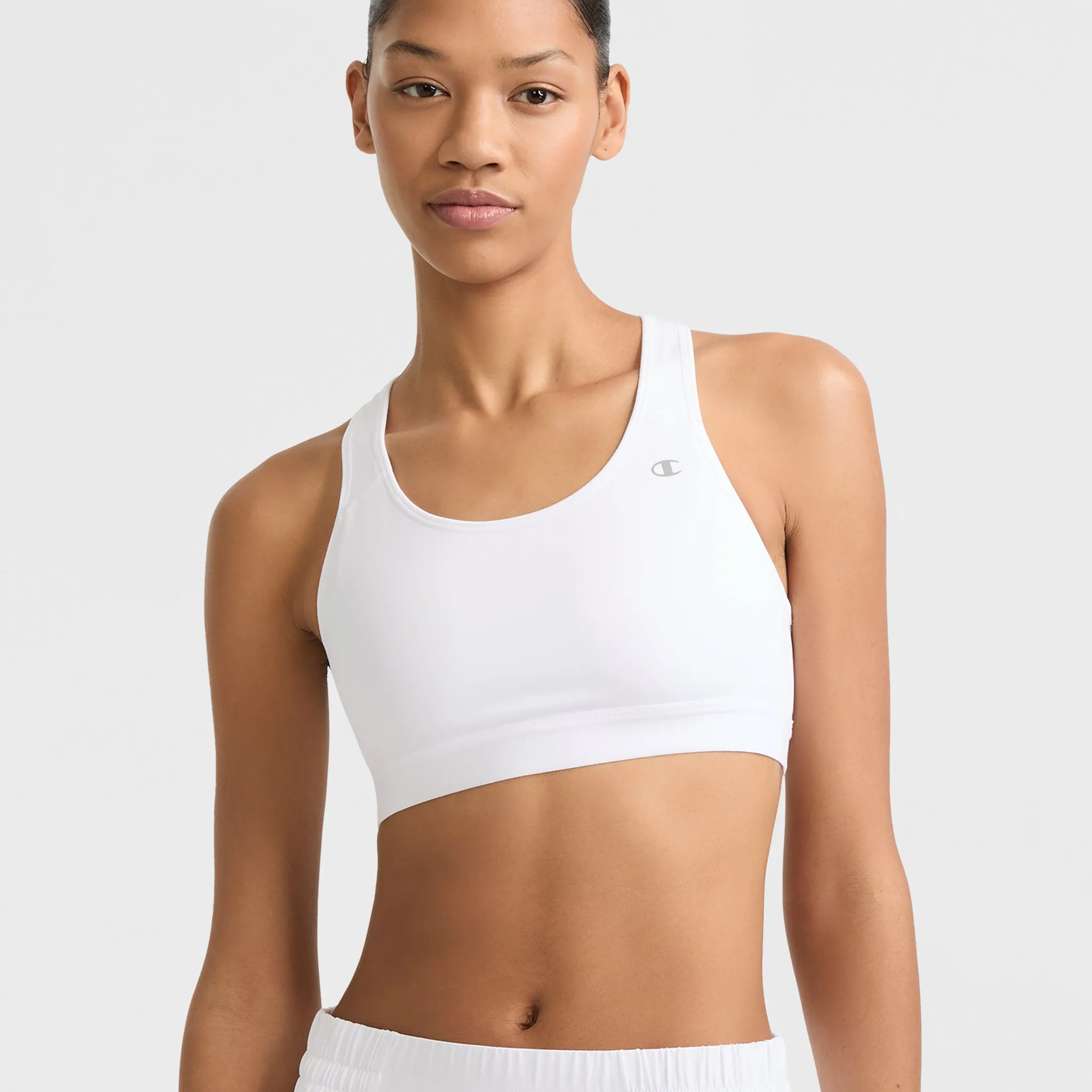 Compression Sports Bra, C Logo sold by Champion