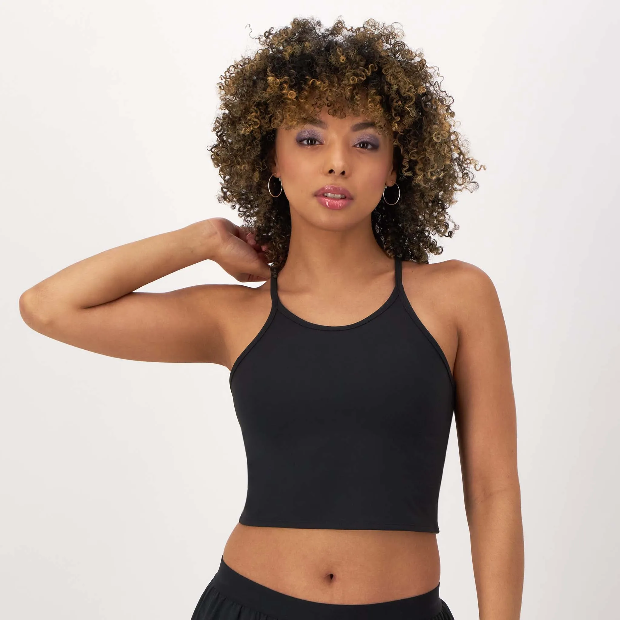 Soft Touch Longline Cami, Shelf Bra, C Logo sold by Champion