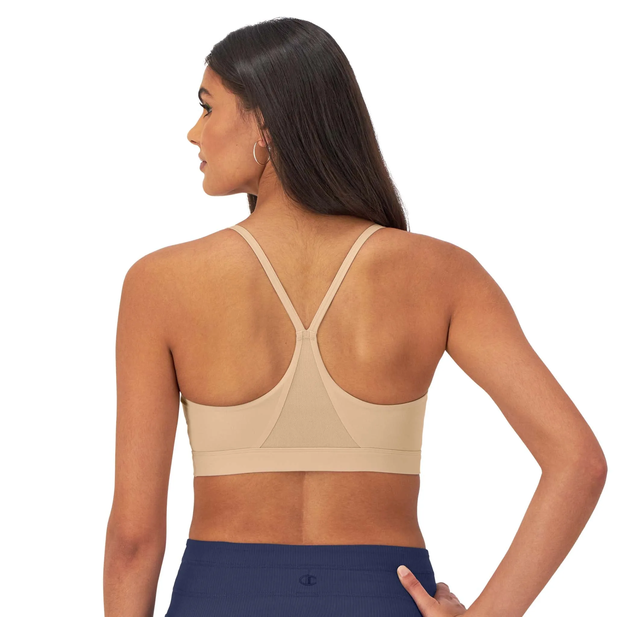 Soft Touch Sports Bra, Tonal C Logo sold by Champion product image thumbnail 3