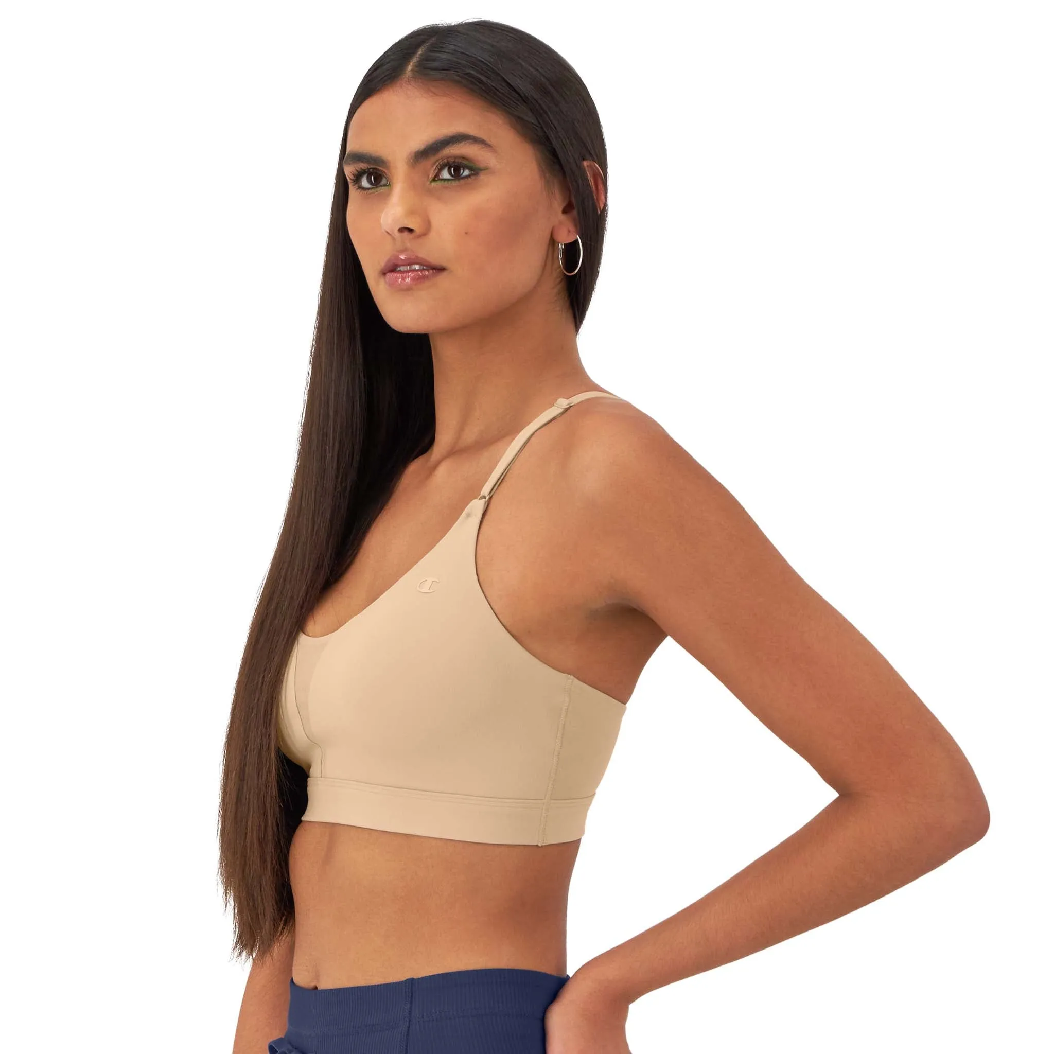 Soft Touch Sports Bra, Tonal C Logo sold by Champion product image thumbnail 2