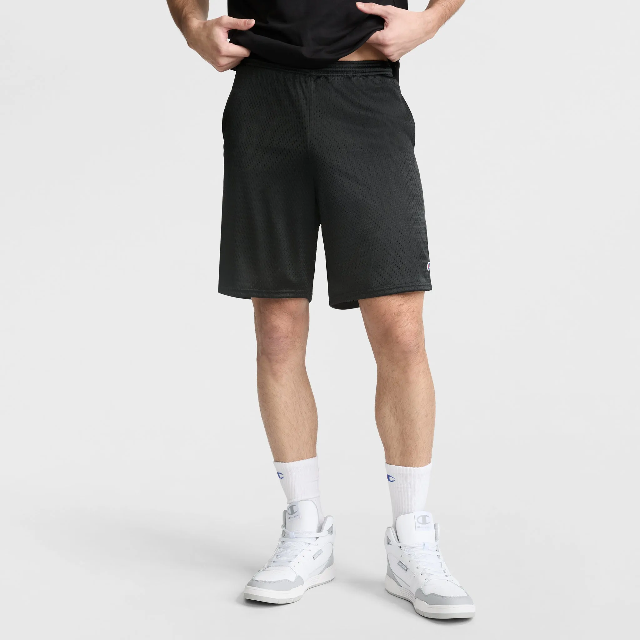 9" Classic Mesh Shorts, C Logo sold by Champion