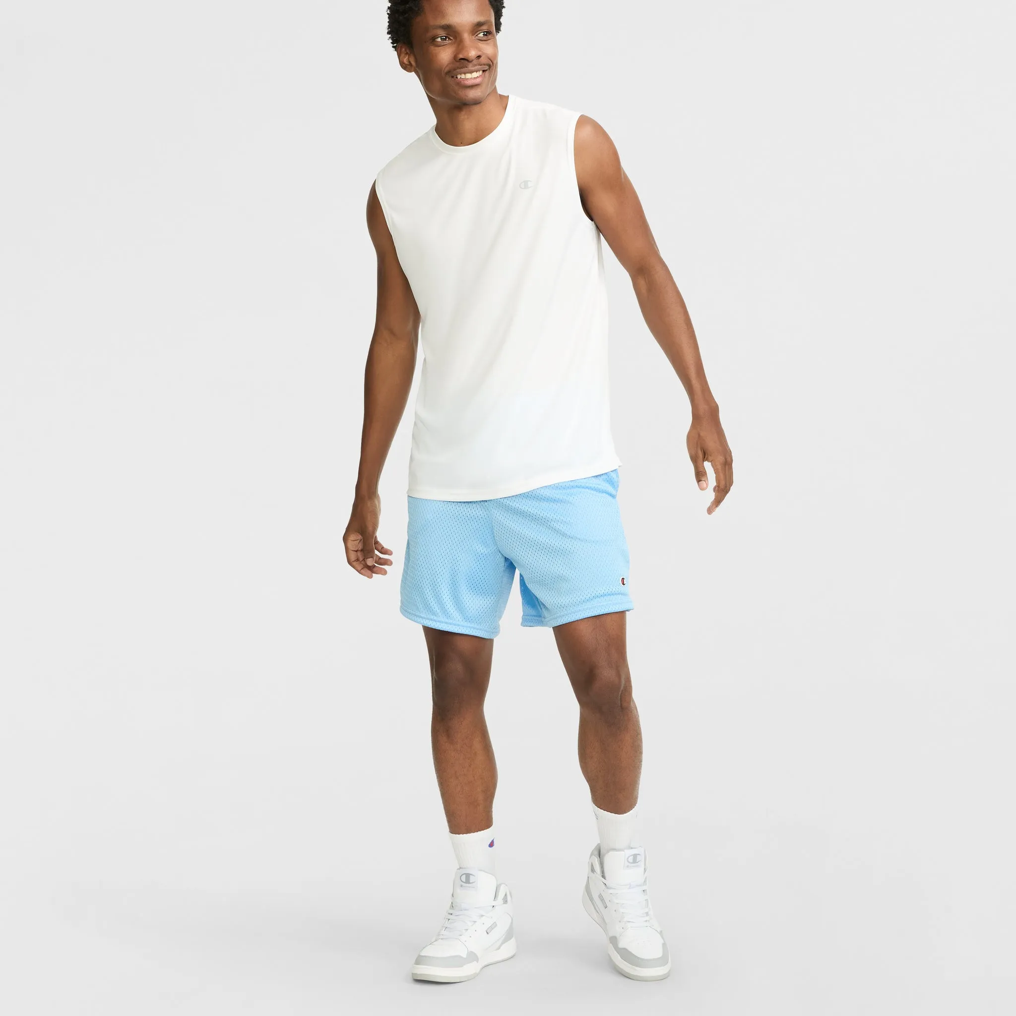 7" Classic Mesh Shorts, C Logo sold by Champion product image thumbnail 4