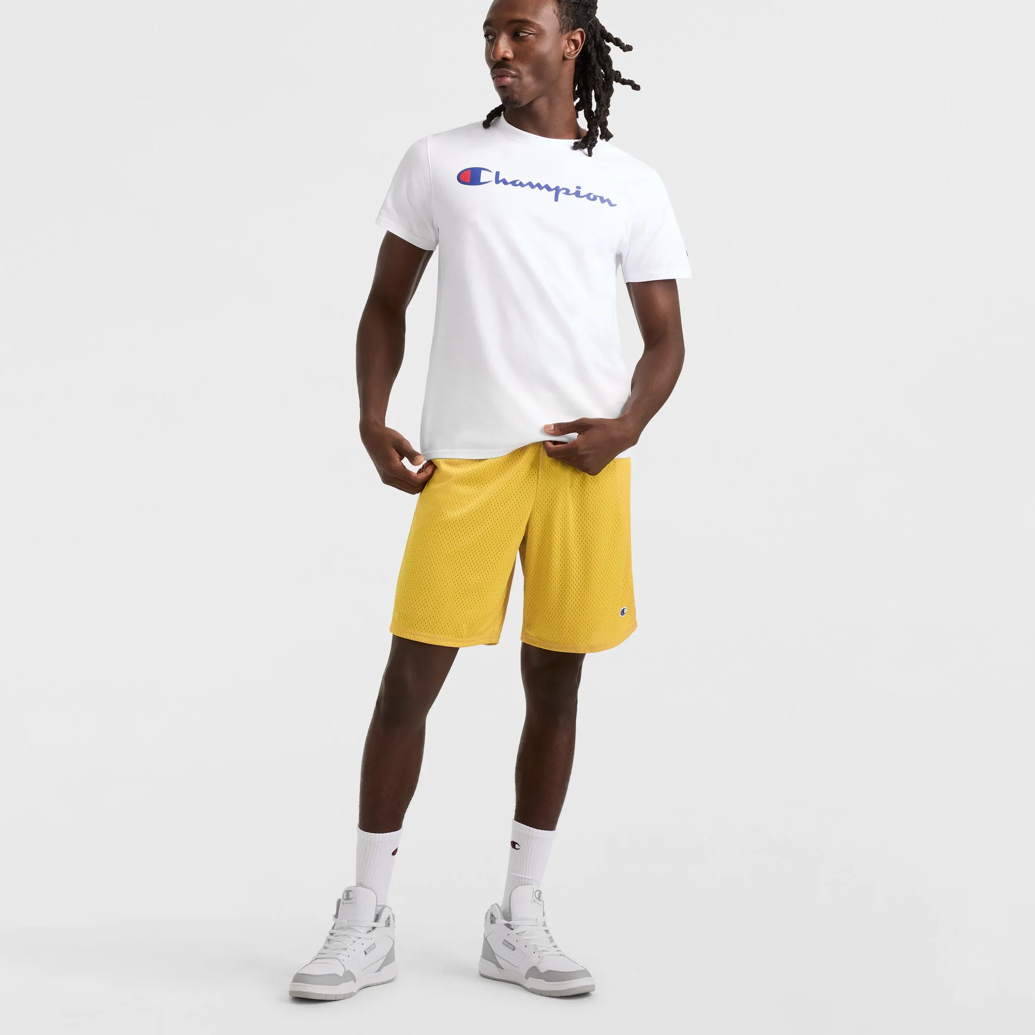 9" Classic Mesh Shorts, C Logo sold by Champion product image thumbnail 4