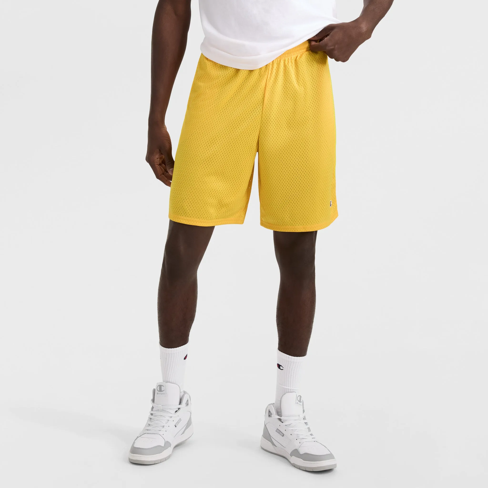 9" Classic Mesh Shorts, C Logo sold by Champion