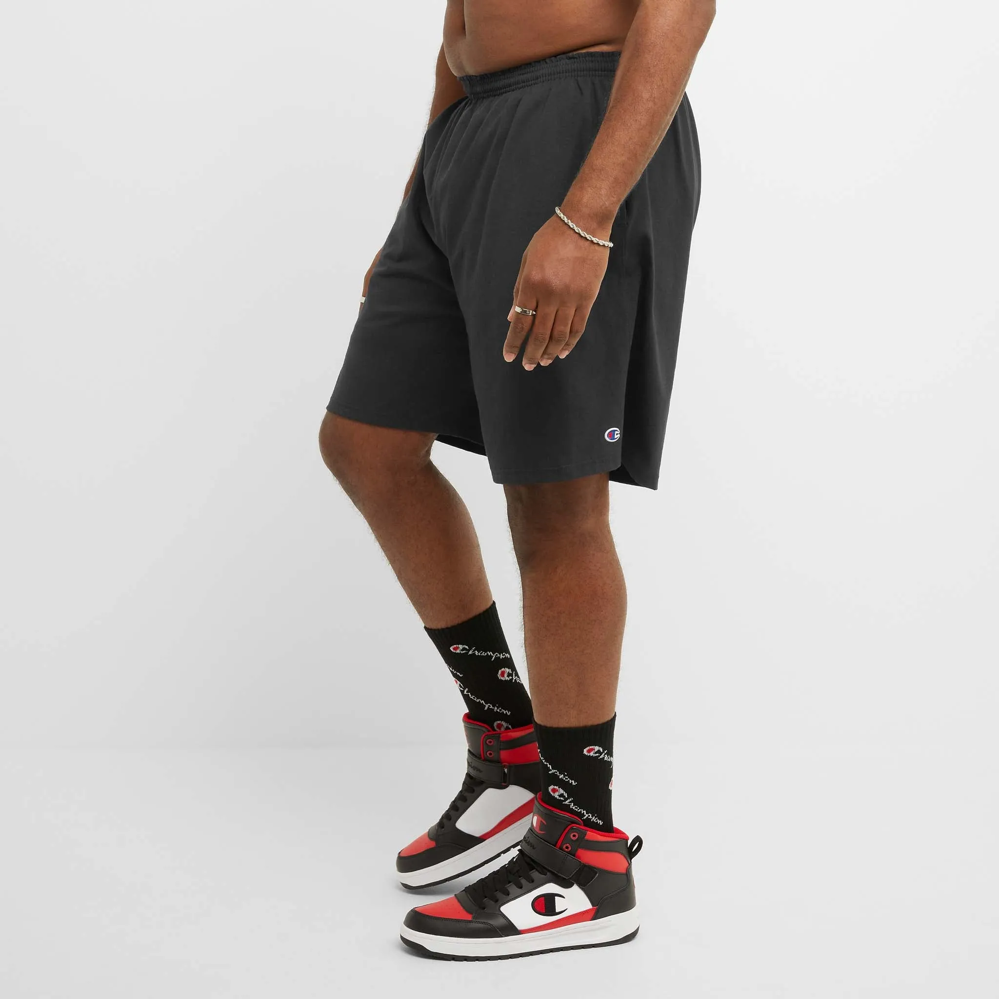 Lightweight Lounge Shorts, C Patch Logo - Big & Tall sold by Champion product image thumbnail 2